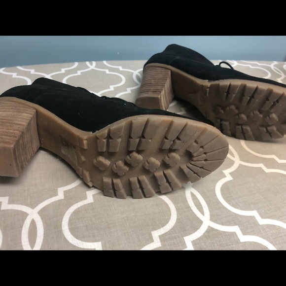 Ladies black suede ankle boot Gap size 40 - Picture 4 of 4